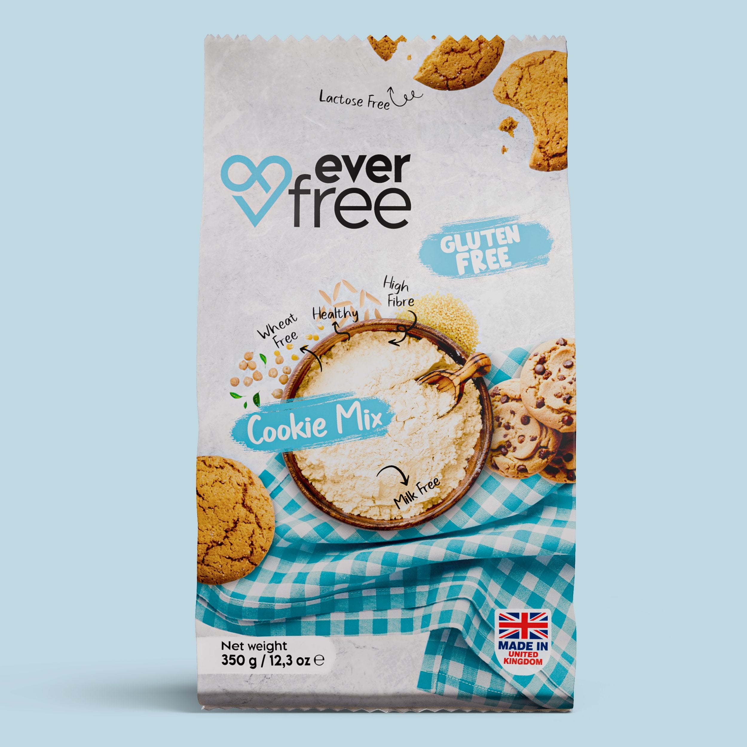 EverFree Gluten-Free Cookie Mix - 350g | Pack of 3