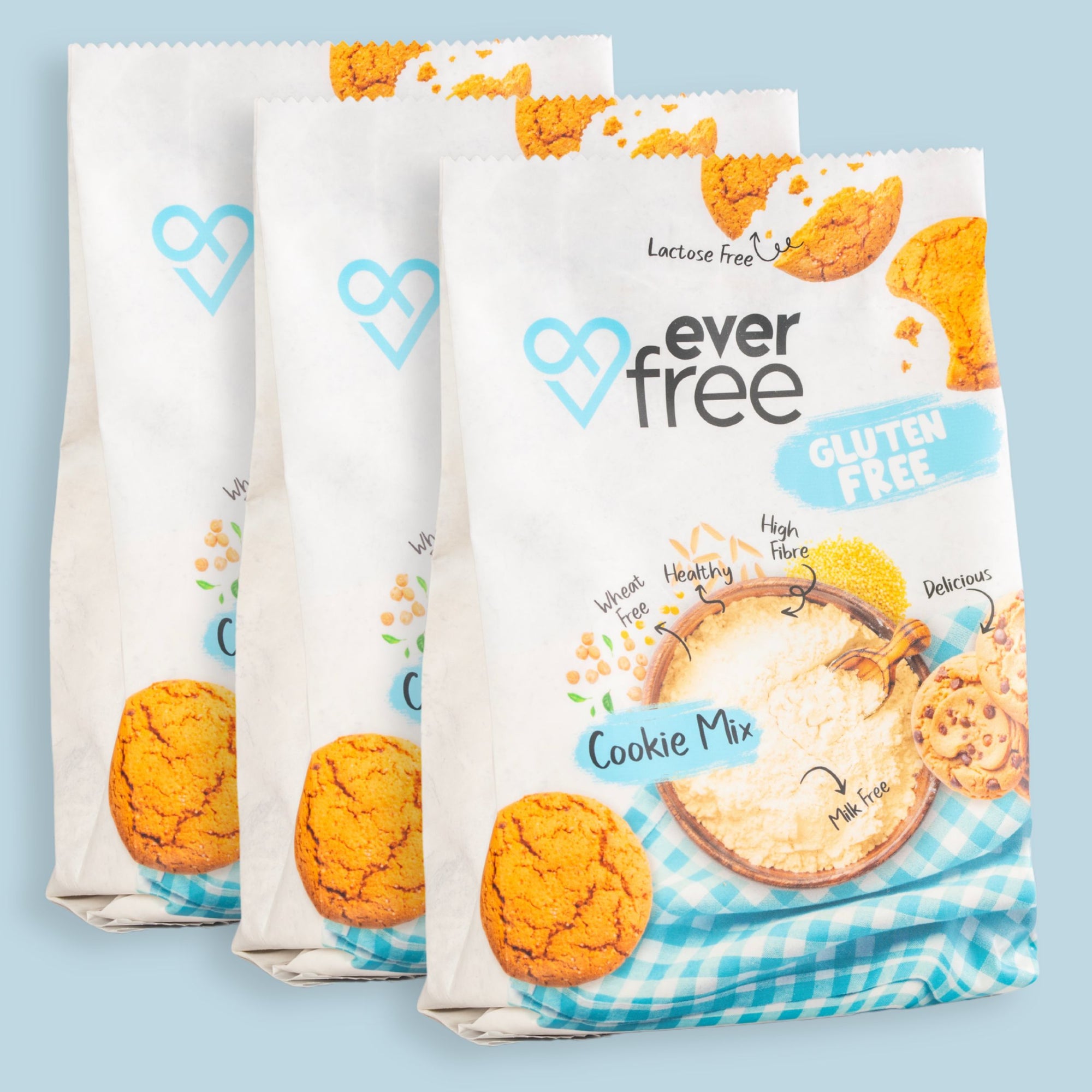 EverFree Gluten Free Cookie Mix 350g - Pack of 3