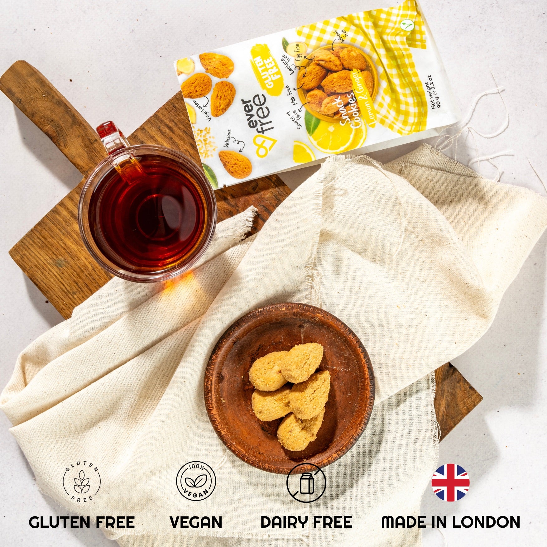 Gluten Free - Lemon & Ginger Cookie